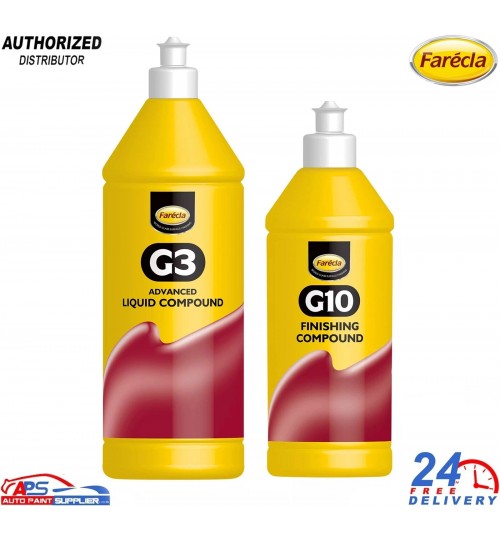 Farecla Car Polish Kit – G3 Liquid Compound 1L With G10 Finishing 500ml